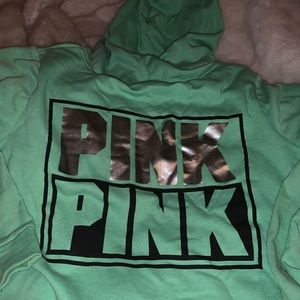 Bling Victorias Secret PINK hoodie zip up